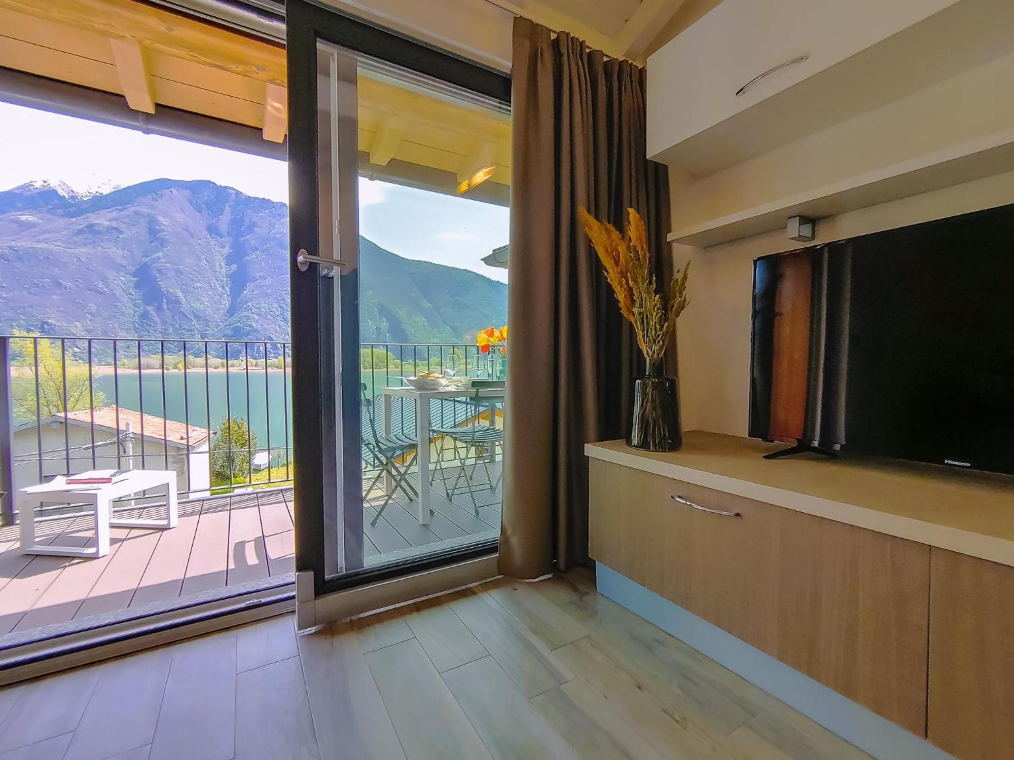 Dascio Dolce Ferienwohnung Panorama Balkon Am See 외부 사진
