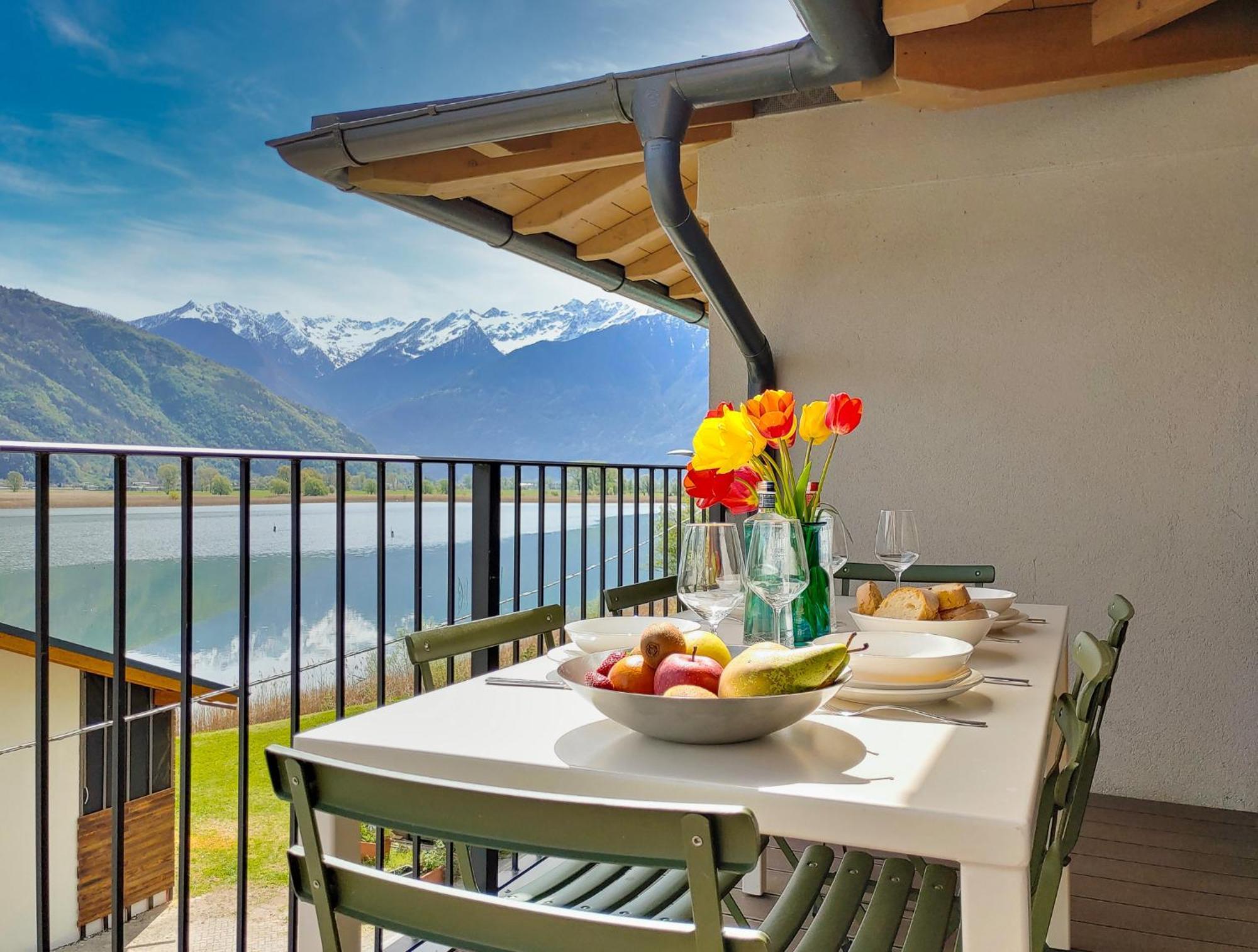 Dascio Dolce Ferienwohnung Panorama Balkon Am See 외부 사진